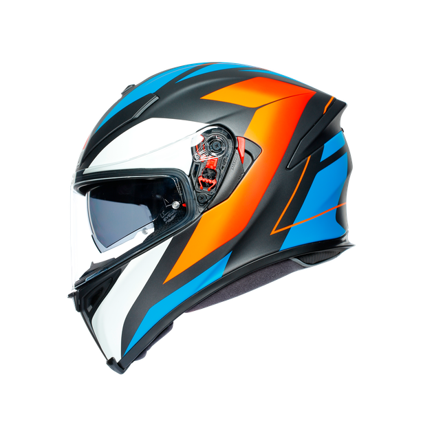 K5 S CORE MATT BLACK/BLUE/ORANGE