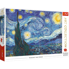Tranh ghép hình 1000 mảnh Art Collection Trefl 10560 -  Đêm đầy sao Starry Night (Vincent van Gogh)