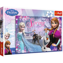 Tranh ghép hình 260 mảnh Trefl 13195 - Tình yêu tại vùng đất băng giá Anna Elsa Frozen (Jigsaw puzzle)