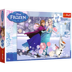 Tranh ghép hình 160 mảnh Trefl 15317 - Trượt băng nghệ thuật Disney Frozen (jigsaw puzzle)