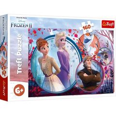 Tranh ghép hình 160 mảnh Trefl 15374 - Cuộc phiêu lưu Disney Frozen II (jigsaw puzzle)