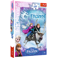 Tranh ghép hình 100 mảnh Trefl 16273 - Giải cứu Anna Frozen (jigsaw puzzle)