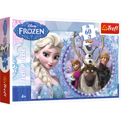 Tranh ghép hình 60 mảnh Trefl 17275 Công chúa băng giá Frozen