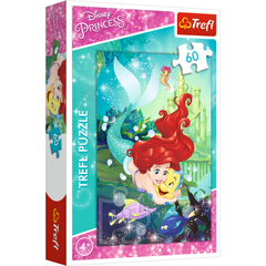 Tranh ghép hình 60 mảnh Trefl 17283 - Nàng Tiên Cá Ariel Disney Princess jigsaw puzzle