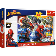 Tranh ghép hình 60 mảnh Trefl 17311 Spiderman Người nhện dũng cảm