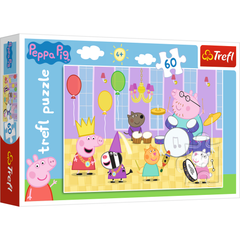 Tranh ghép hình 60 mảnh Trefl 17312 - Thế giới Peppa Pig jigsaw puzzle