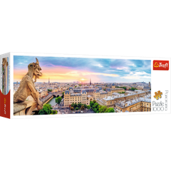 Tranh ghép hình 1000 mảnh panorama Trefl 29029 Nhìn từ nhà thờ Đức bà, Paris