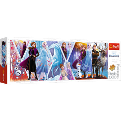 Tranh ghép hình 1000 mảnh panorama Trefl 29048 Nữ hoàng băng giá Frozen II (Frozen 2)