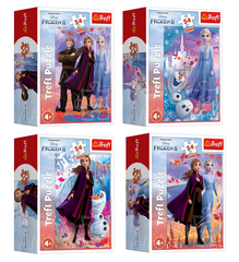 Combo 4 tranh ghép hình mini 54 mảnh Trefl 54173 Frozen II Frozen 2 Elsa Anna