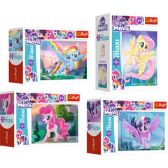 Combo 4 tranh ghép hình miniMAXI 20 mảnh Trefl 56007 My Little Pony