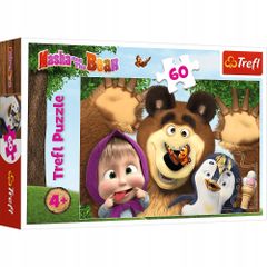 Tranh ghép hình 60 mảnh Trefl 17337 - Masha and the Bear Chú gấu xiếc jigsaw puzzle