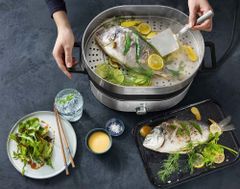 Nồi lẩu & hấp 2in1 WMF LONO HOT POT & STEAMER