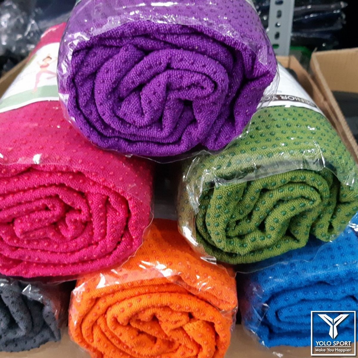 Khăn trải thảm Yoga hạt silicone