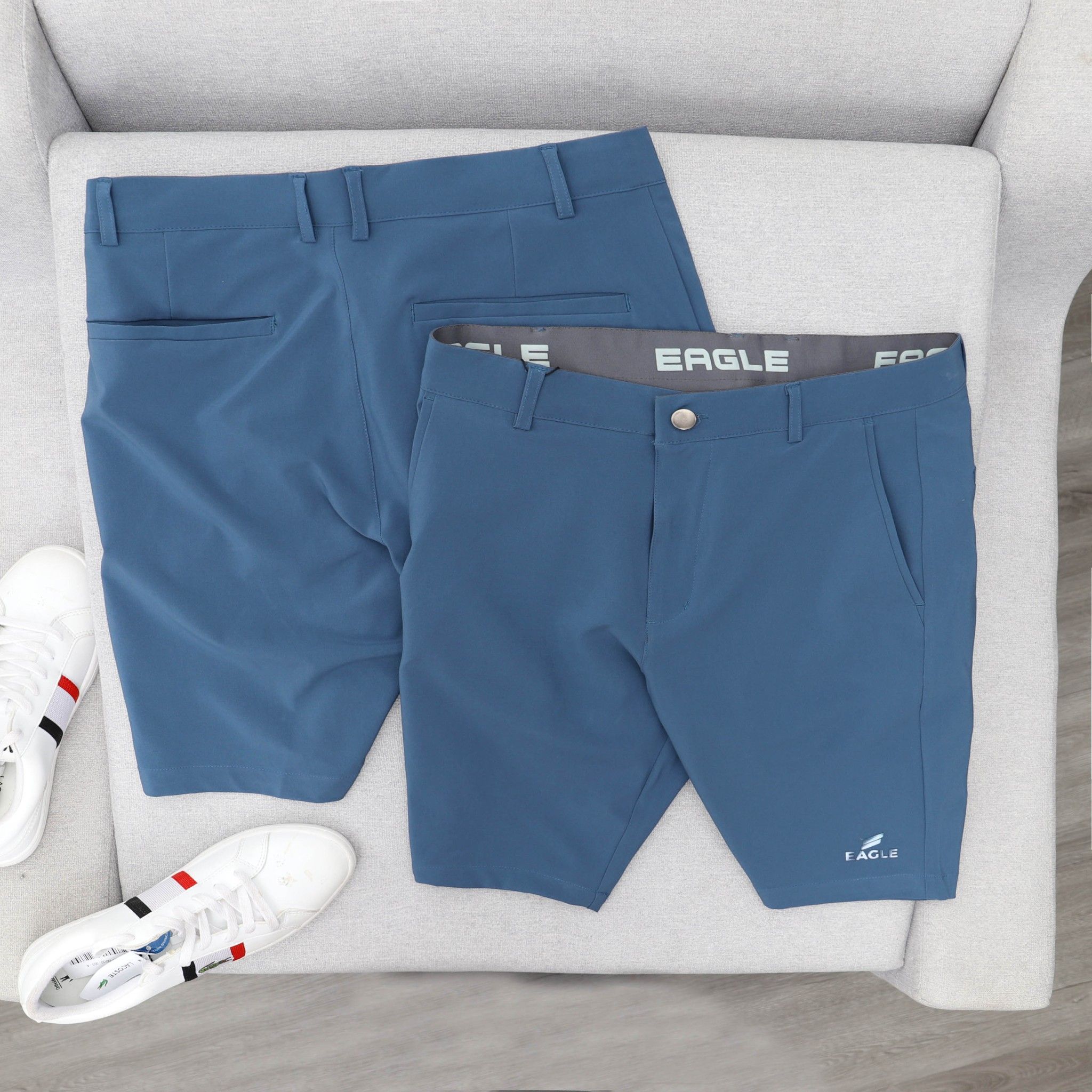Quần Short Golf Nam Eagle - Xanh