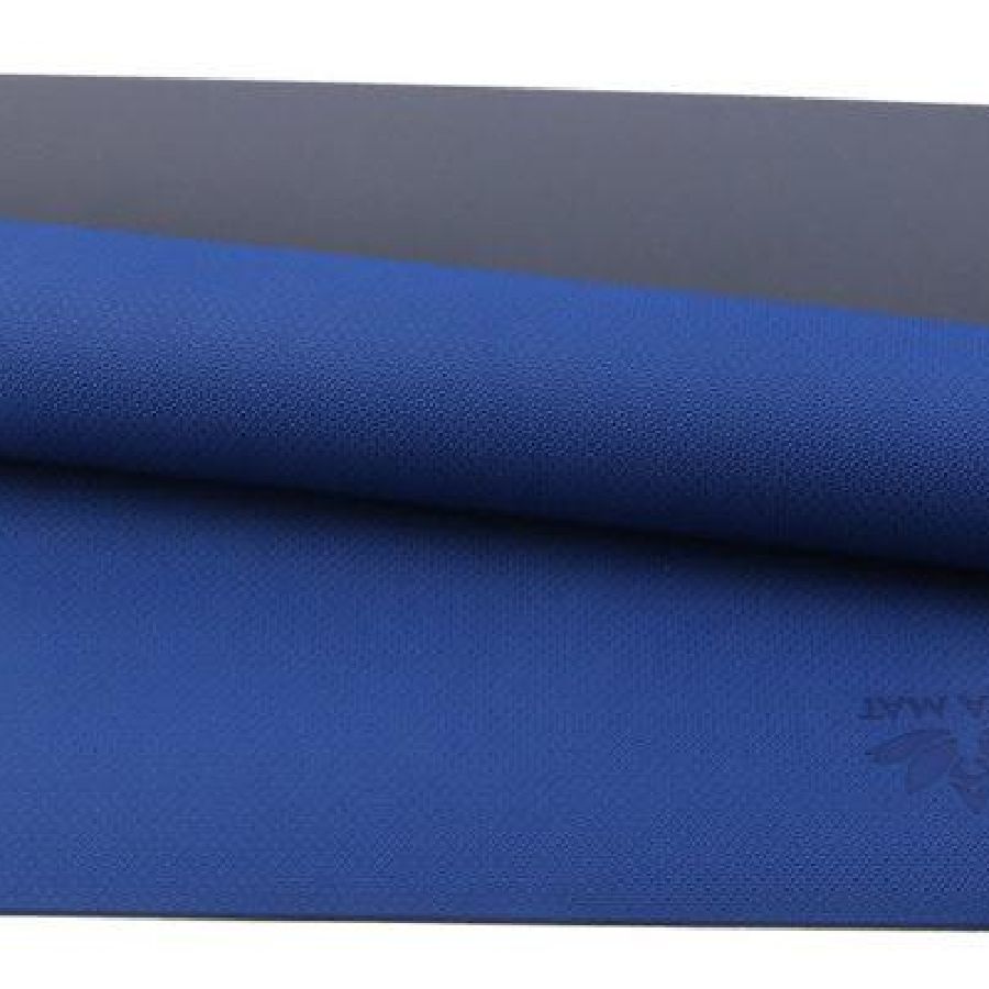 Thảm Tập Yoga 2 lớp TPE Dày 8mm ZeraMat Cao Cấp Có Túi Đựng và Dây Cột Tặng Kèm - Màu Xanh Dương