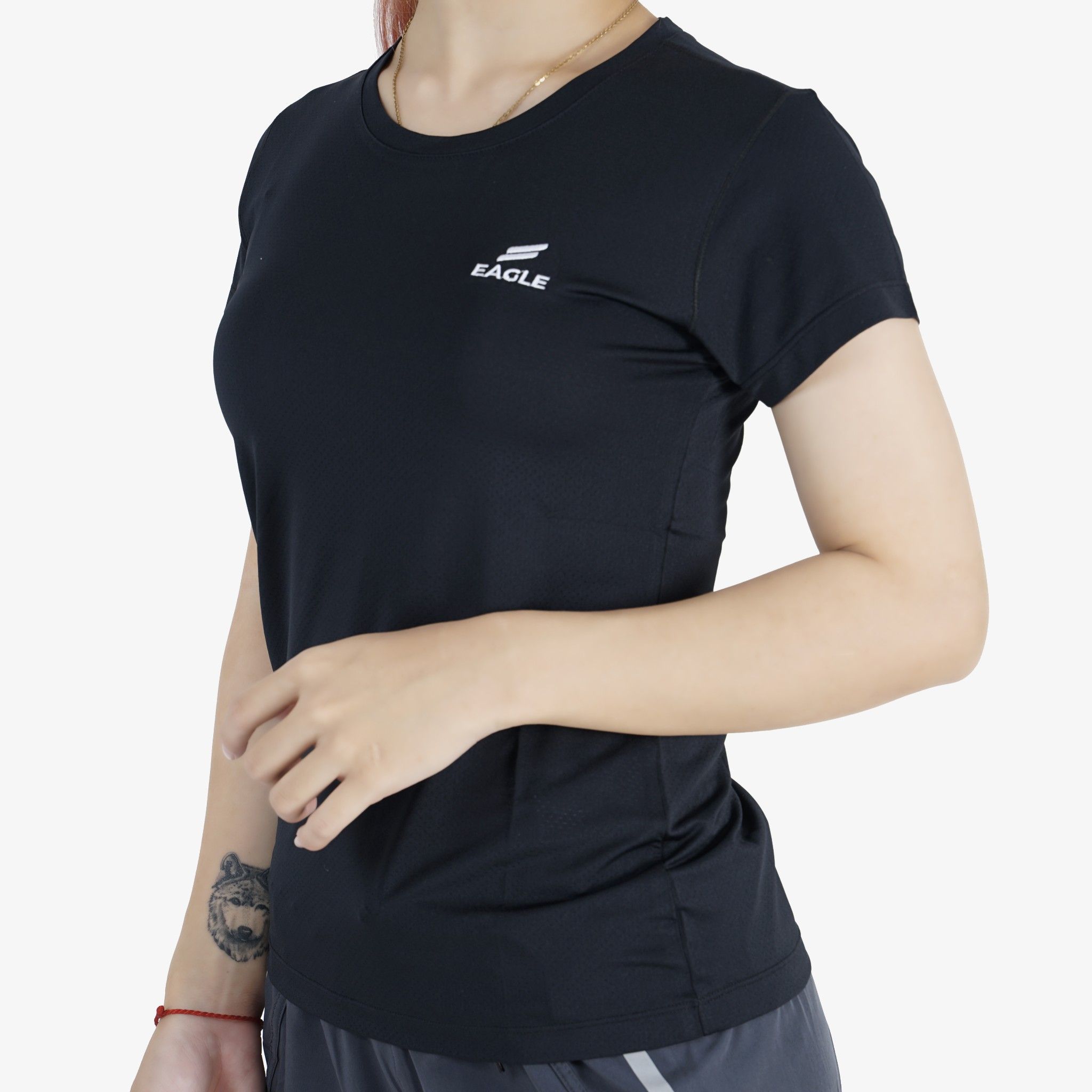 Áo nữ Eagle lưới kim - Đen