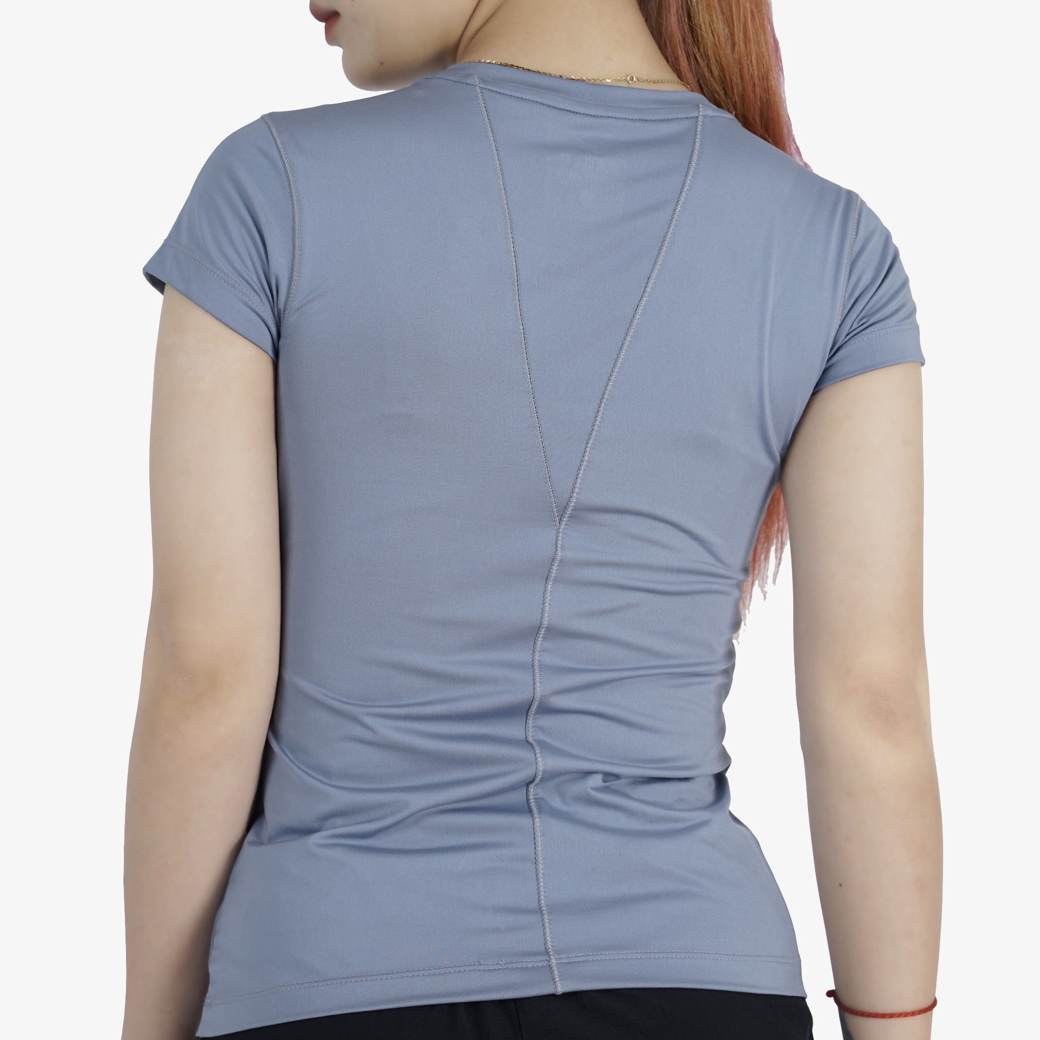 Áo nữ Premium Eagle Cool Flex logo thêu - Xám