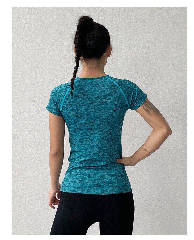 Áo dệt QC phối màu