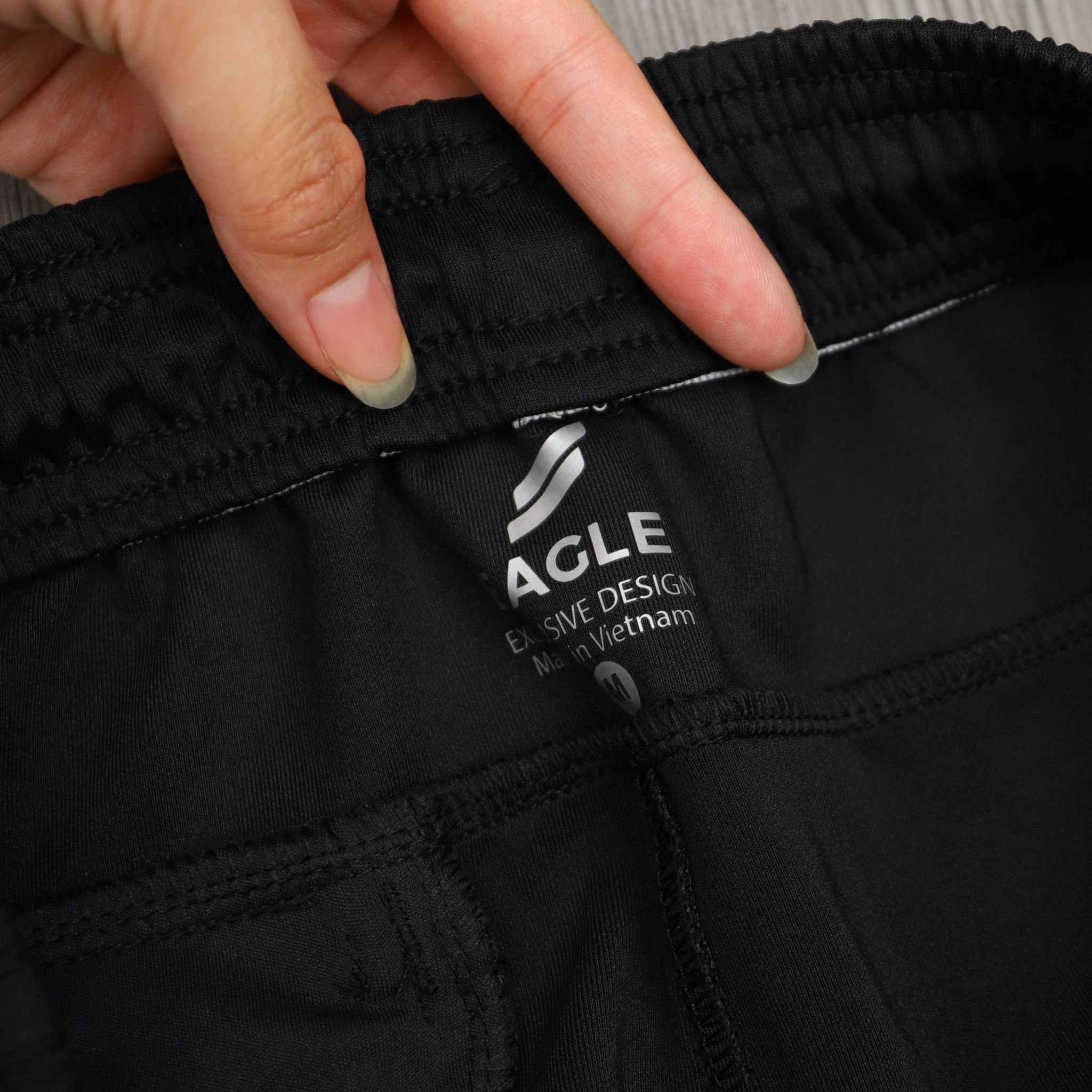 Quần đùi thun nam Eagle Design - Đen