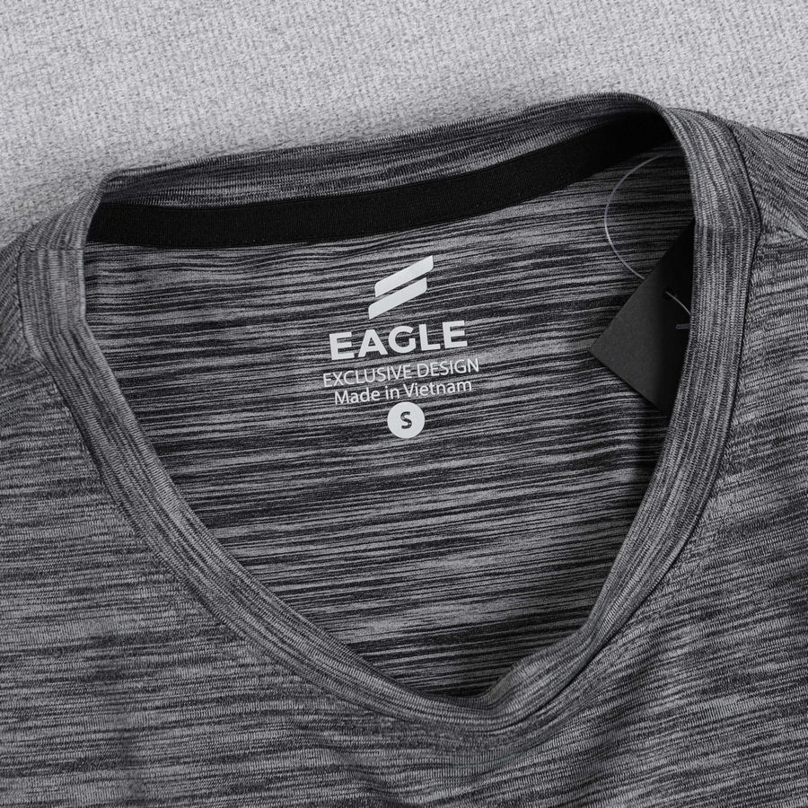 Áo xược nữ cổ tròn Eagle - Xám