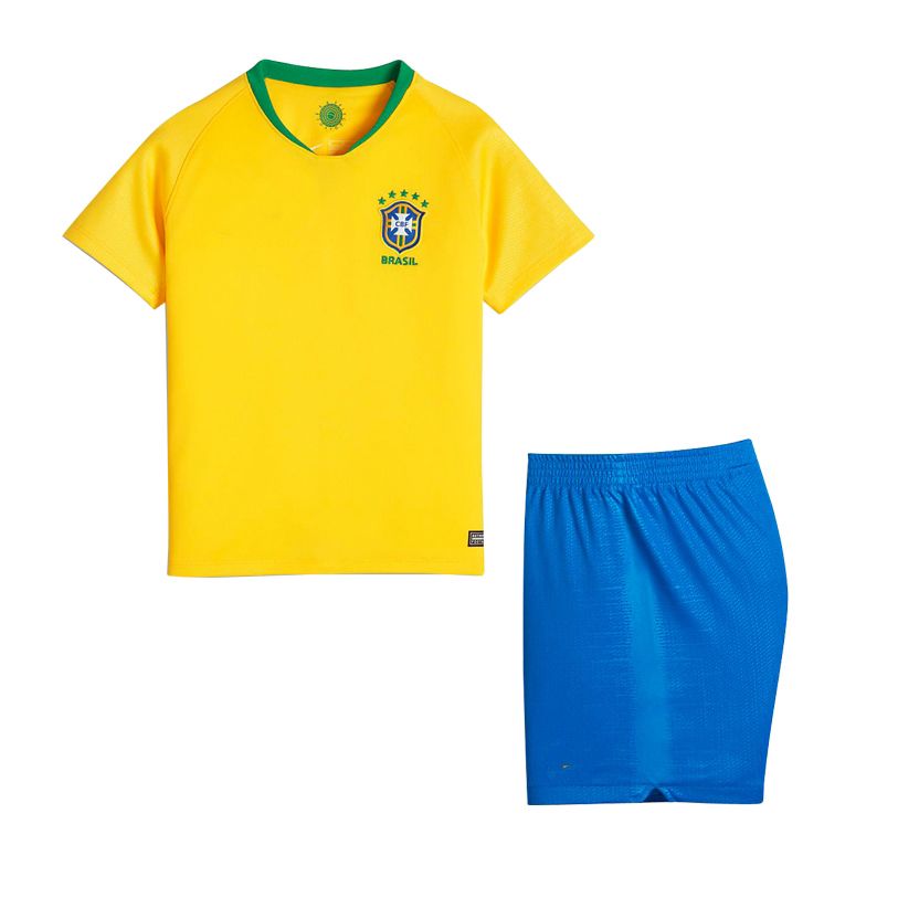 Quần áo bóng đá trẻ em - Brazil