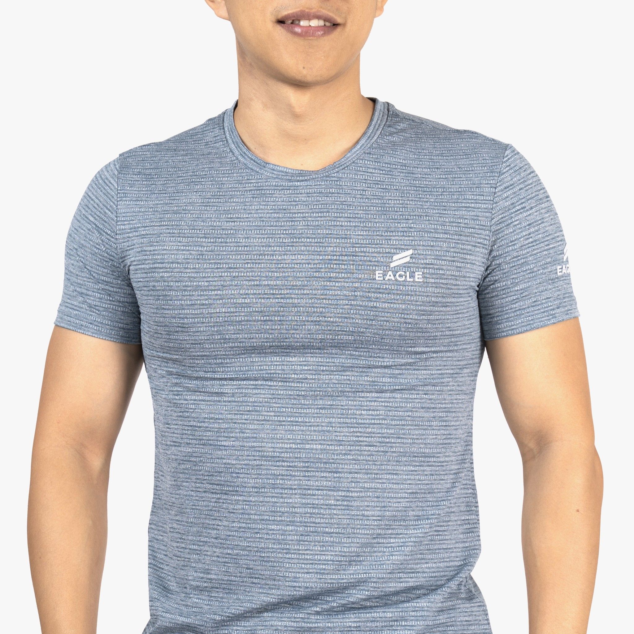 Áo nam Eagle Multi Strips - Xanh Ngọc