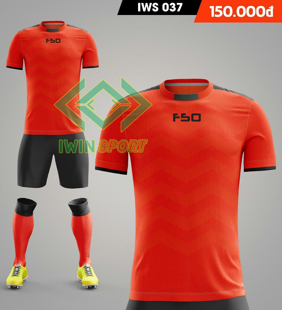 Quần áo bóng đá ko Logo 19