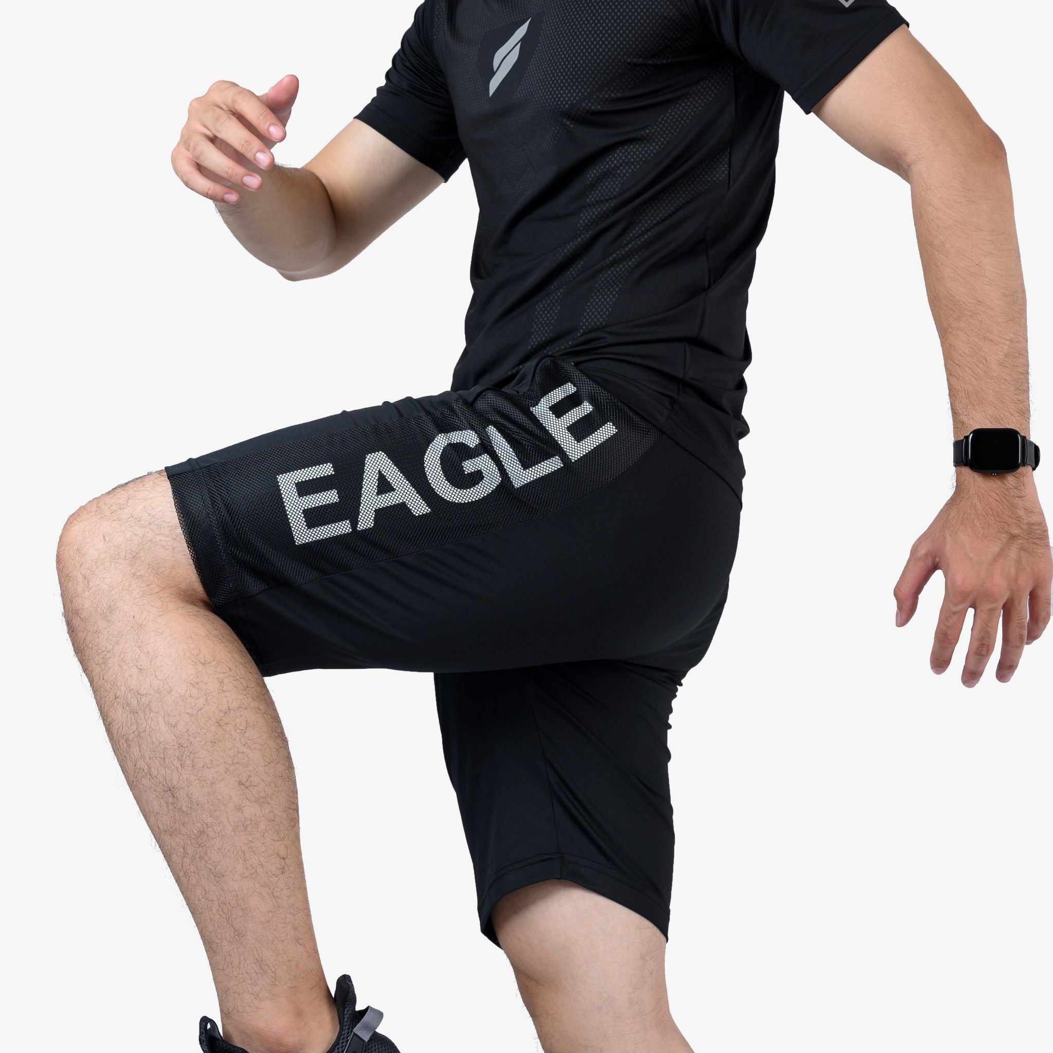 Quần đùi nam Eagle lưới hông