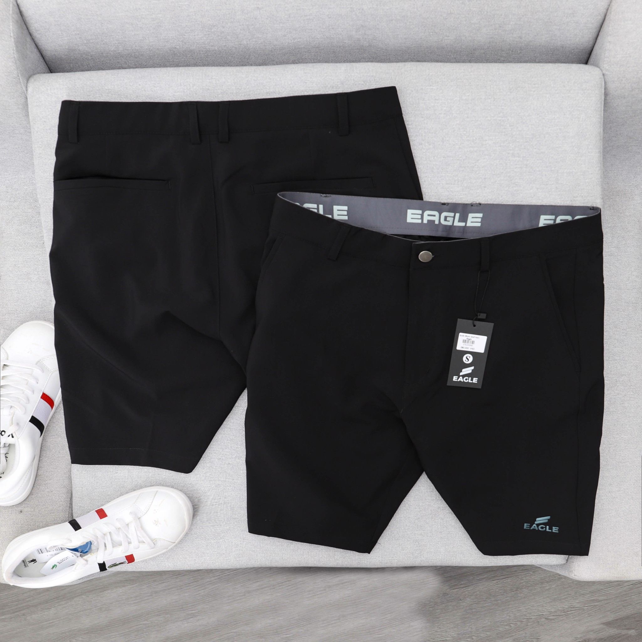 Quần Short Golf Nam Eagle - Đen