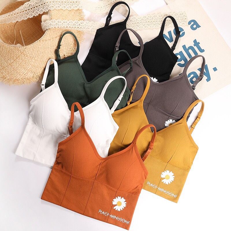 Áo bra cúc họa mi