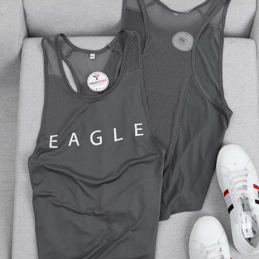 Combo 2 Áo tank top nữ Eagle phối lưới - Xám