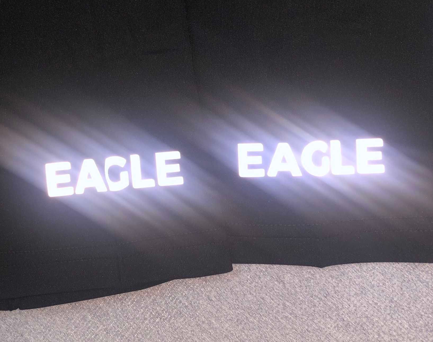Áo nam Eagle phối vân chìm - Đen