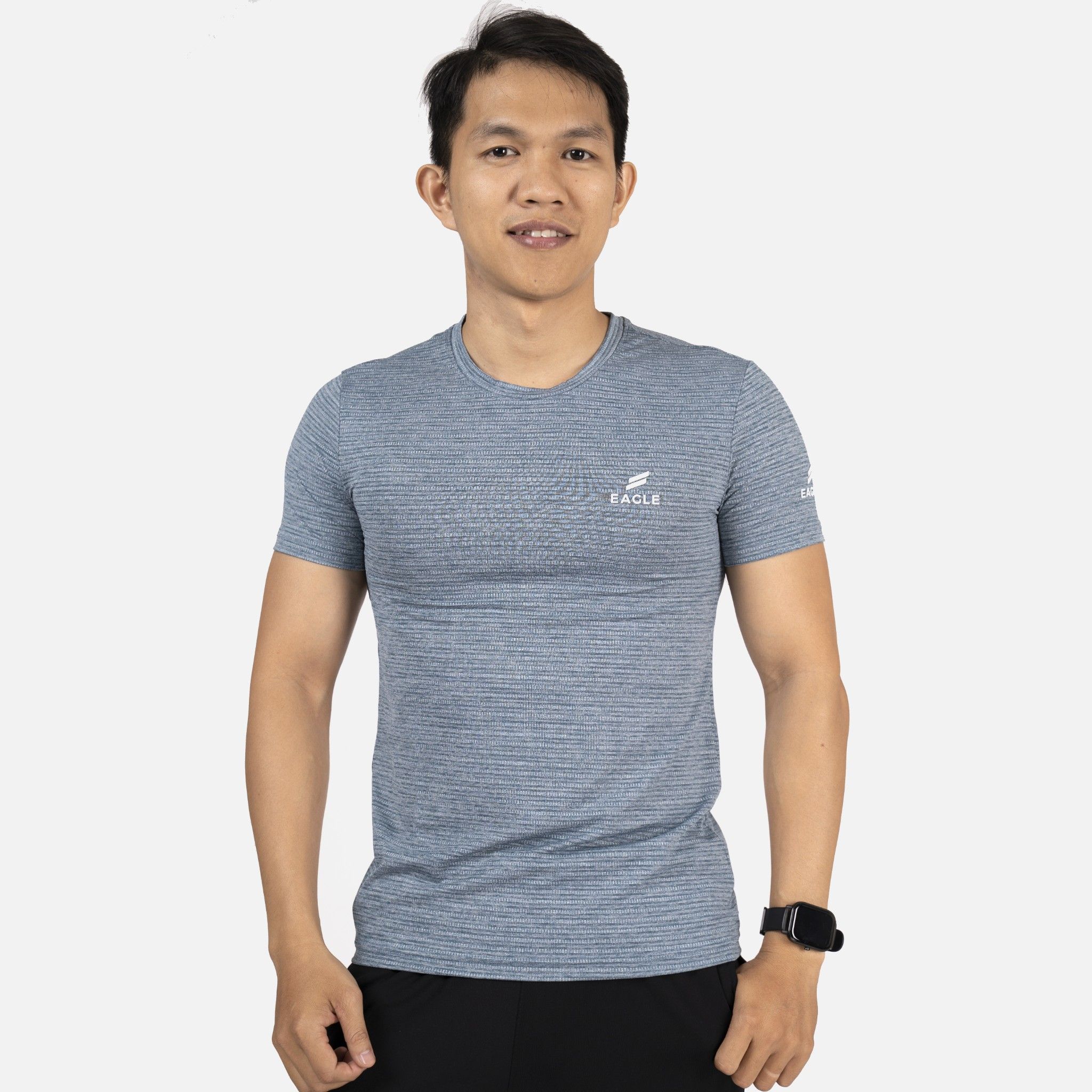 Áo nam Eagle Multi Strips - Xanh Ngọc