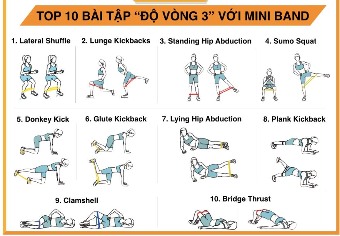 Dây tập mông aolikes cao su