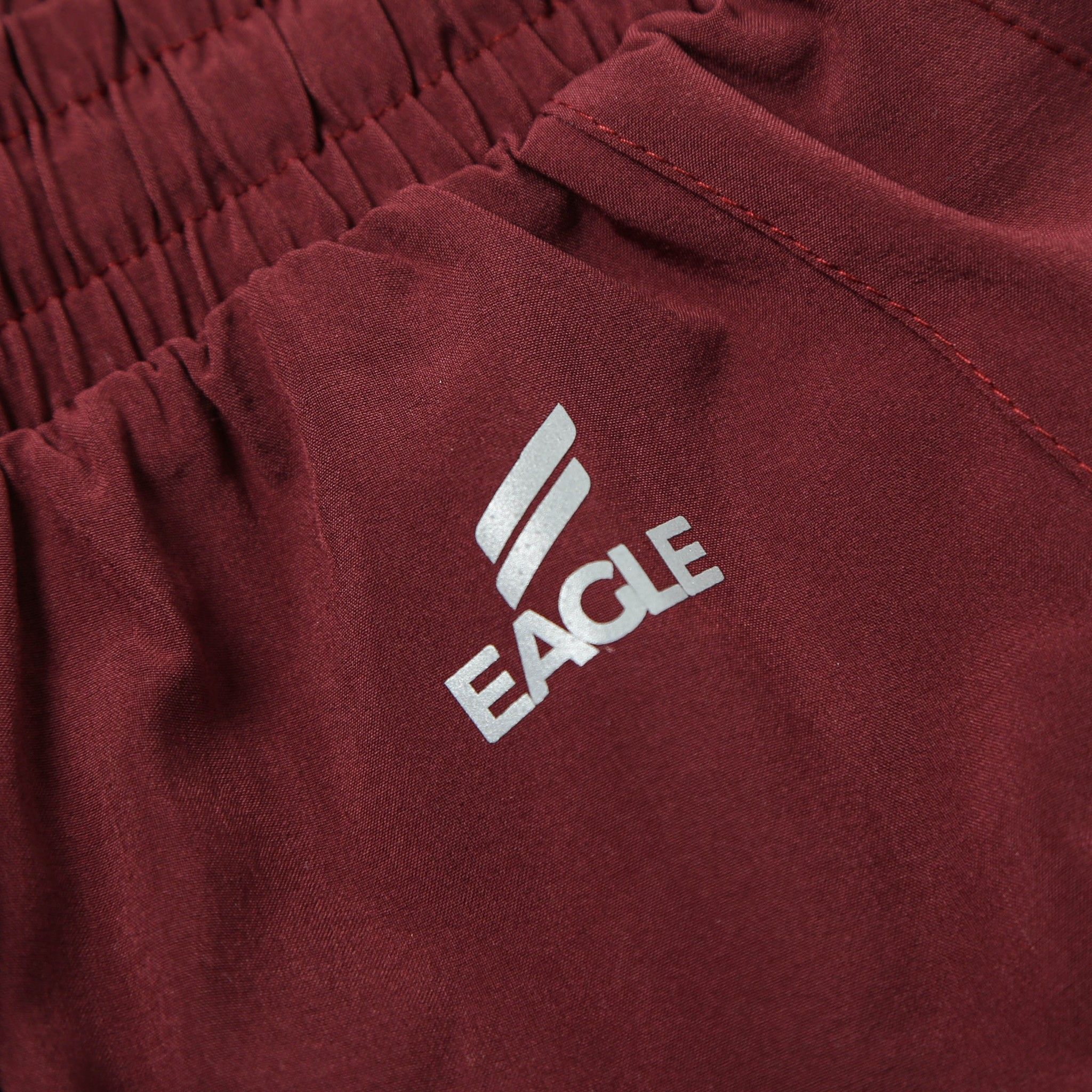 Quần đùi Eagle nữ phối lưới ống - Đỏ Đô