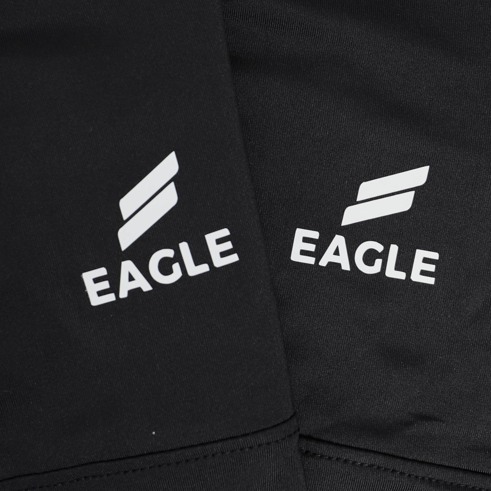 Áo ba lỗ Eagle đan X lưng - Đen