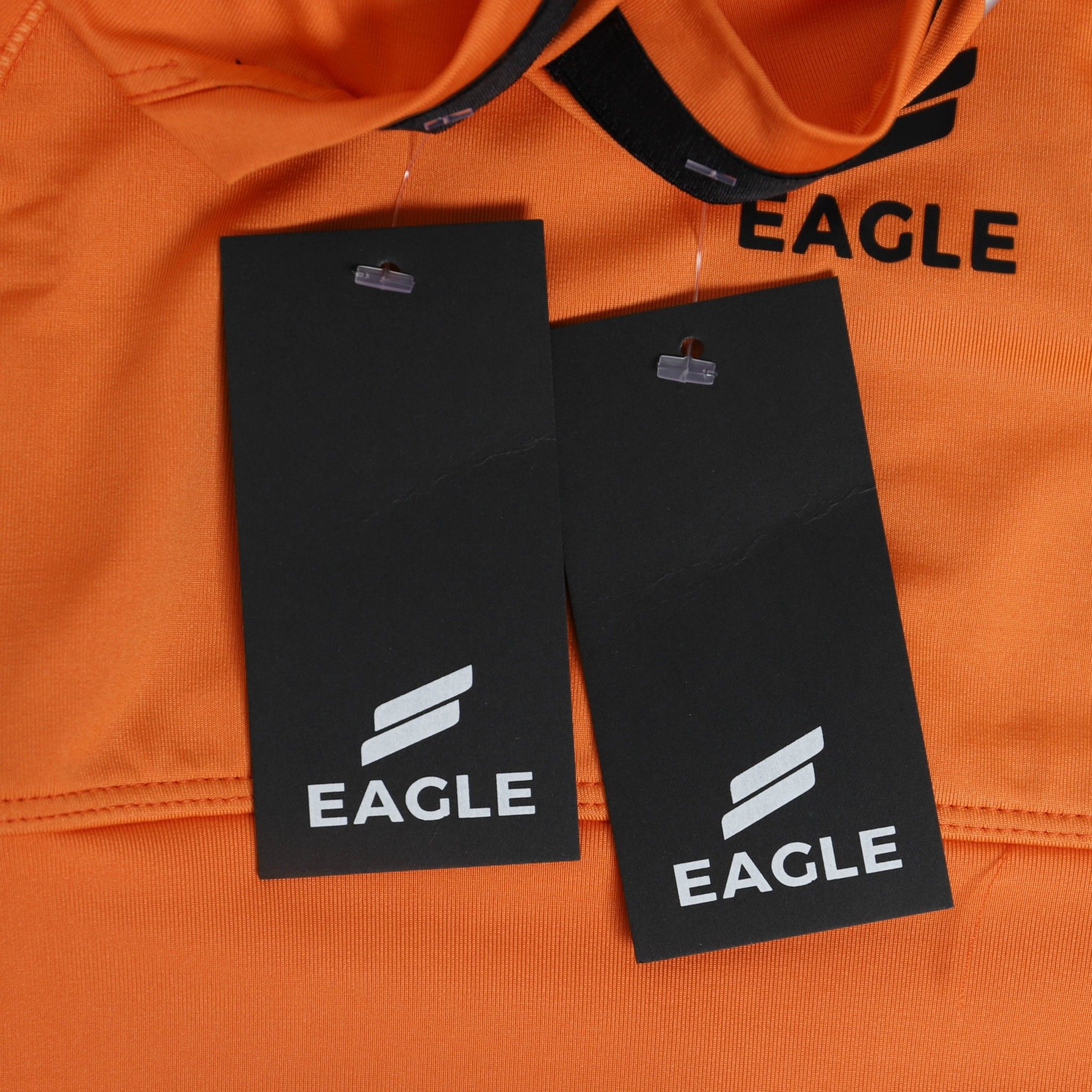 Áo croptop Eagle phối lưới ngực - Cam