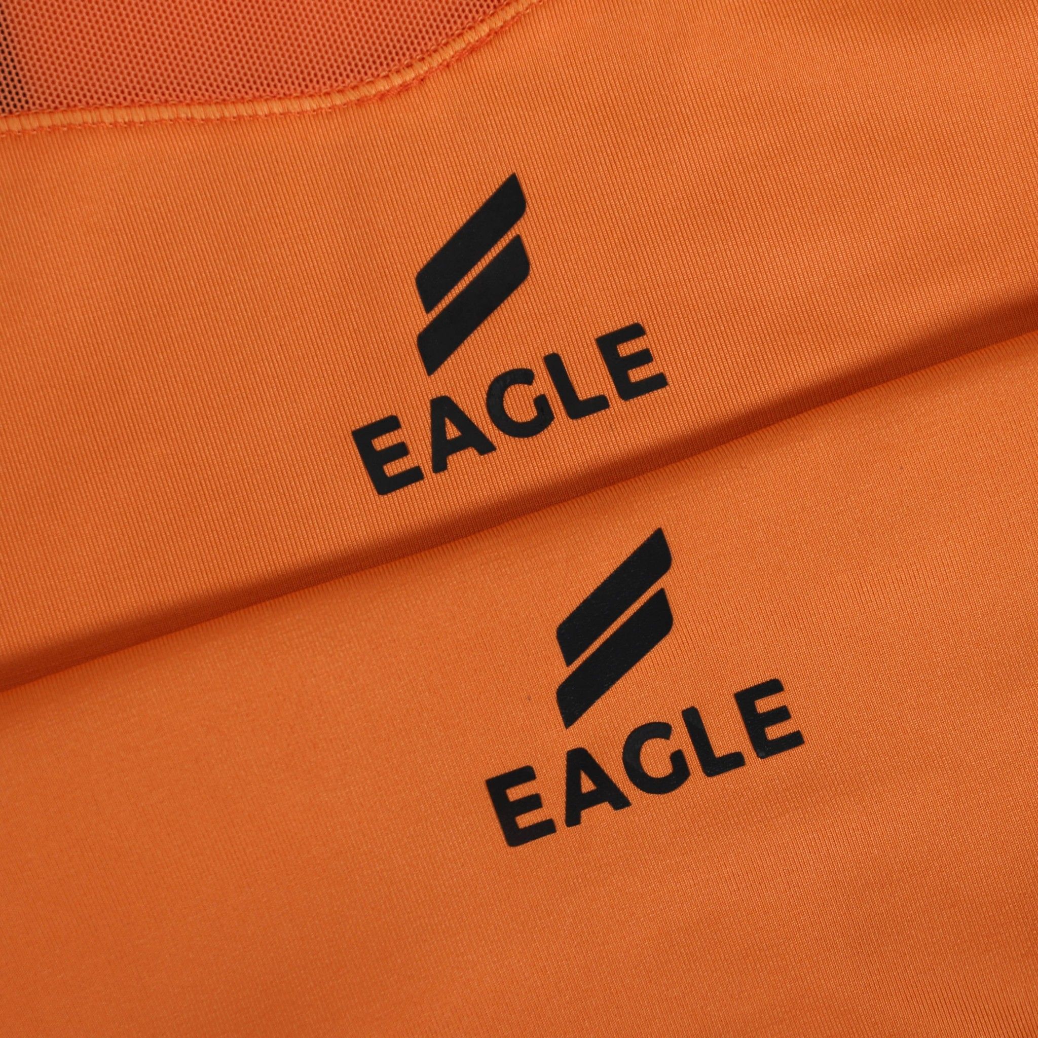 Áo croptop Eagle phối lưới ngực - Cam