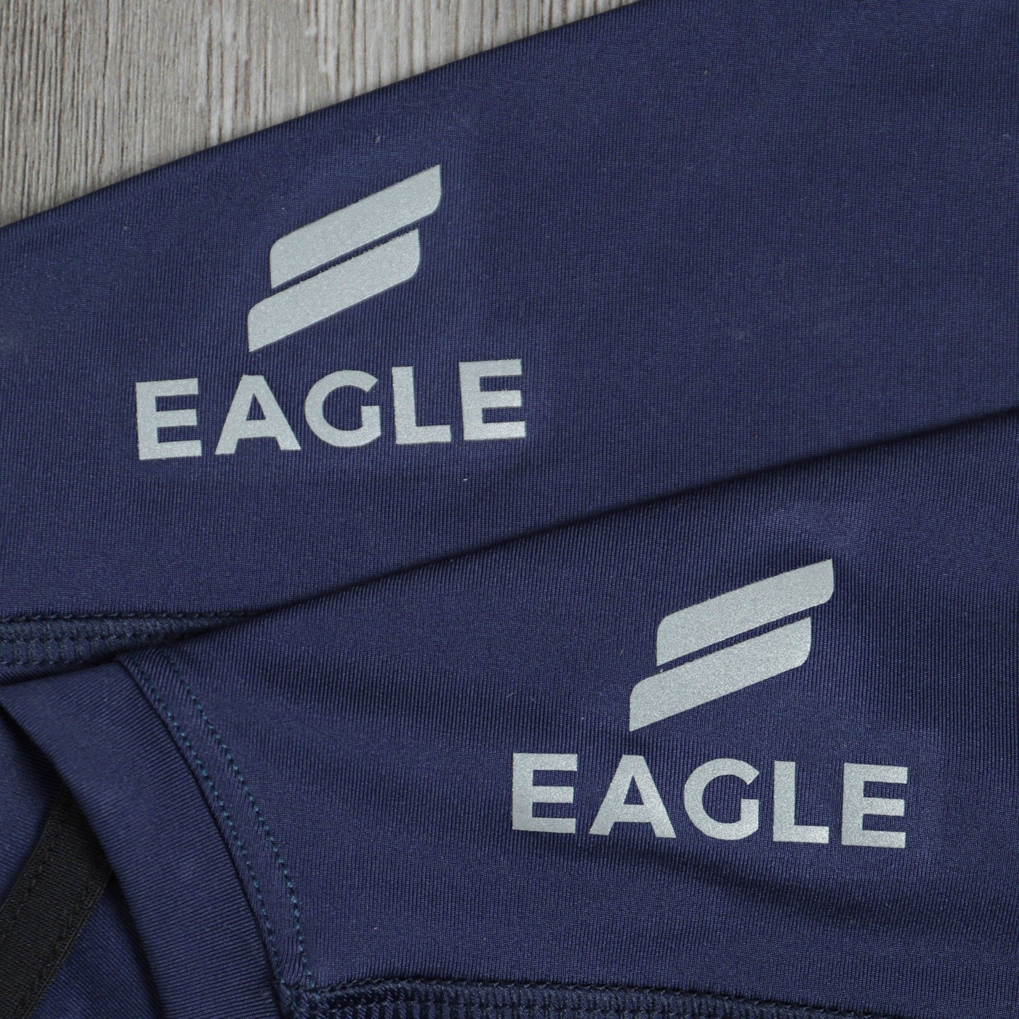 Áo nam Eagle ráp lăng in vai - Xanh Đậm