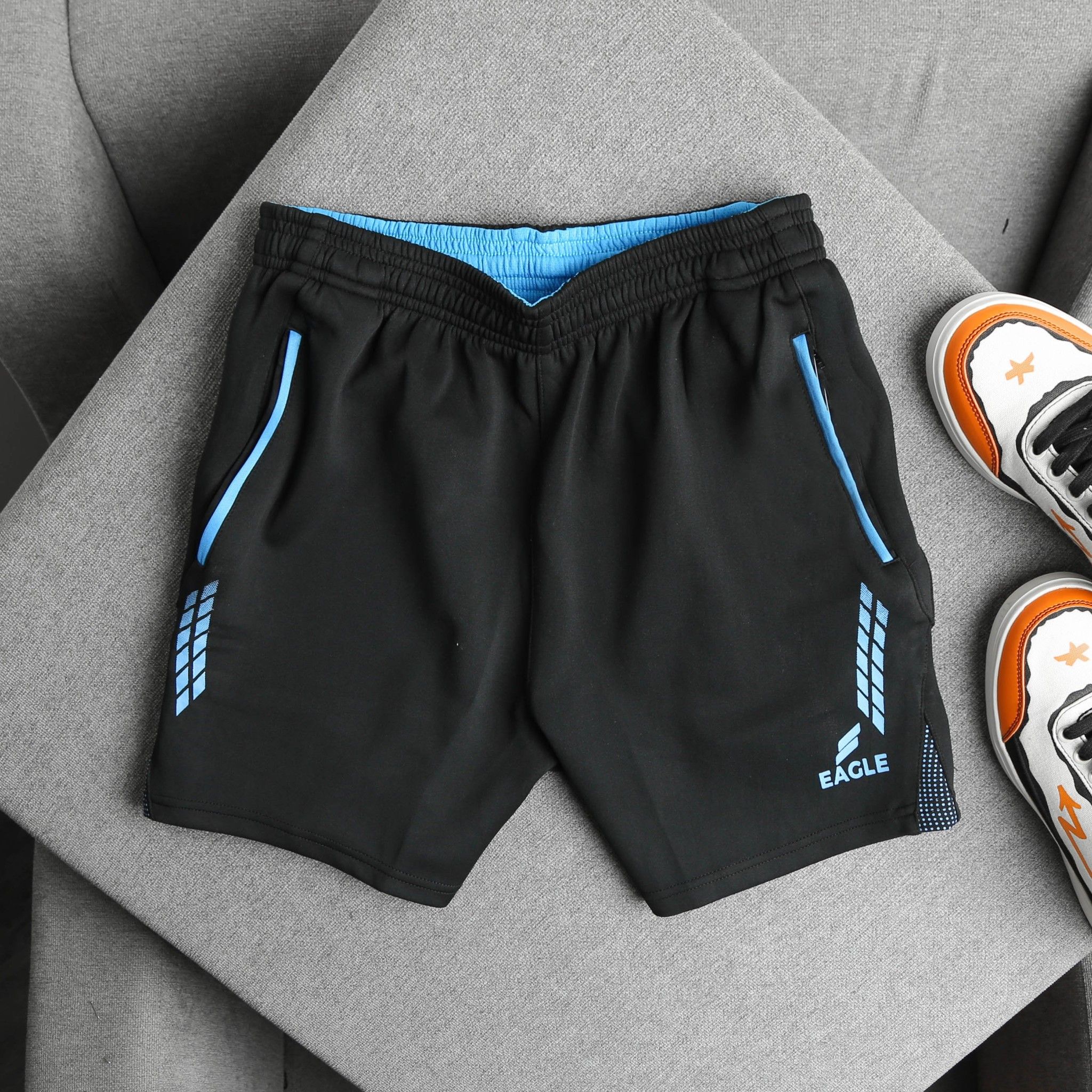 Quần đùi nam Eagle running viền màu