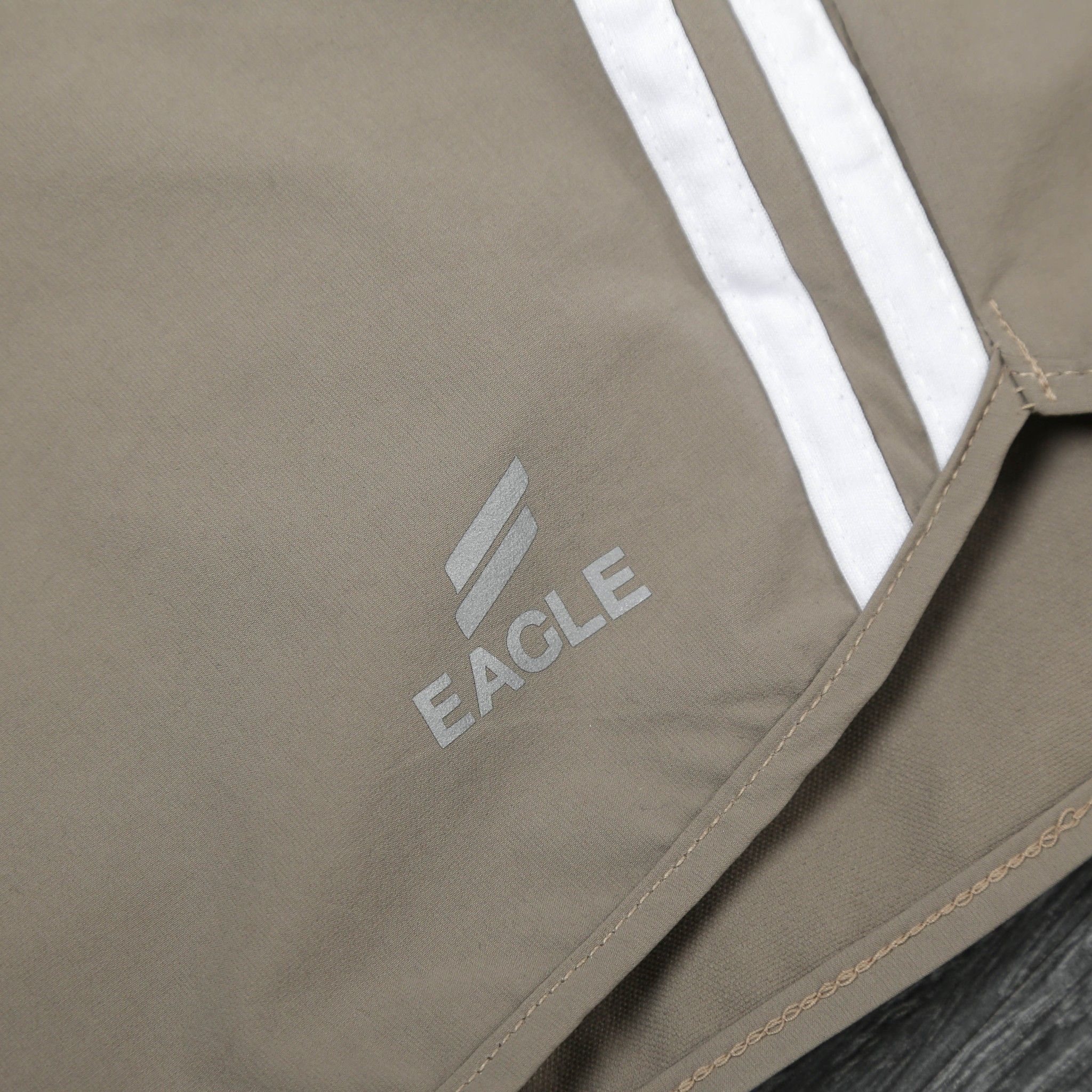 Quần đùi nữ 2 sọc hông Eagle - Xám
