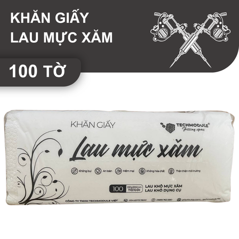 Khăn giấy lau mực xăm