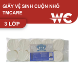 


																	 Giấy vệ sinh cuộn nhỏ không lõi 3 lớp hãng TMCARE mã TMSL-3KL 