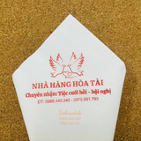 


																	 Khăn giấy ăn in logo NHÀ HÀNG HÒA TÀI 