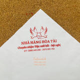 


																	 Khăn giấy ăn in logo NHÀ HÀNG HÒA TÀI 