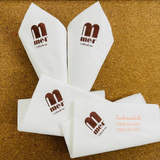 


																	 Khăn giấy ăn in logo M.MER 