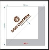 


																	 Khăn giấy ăn in logo Don Chicken 