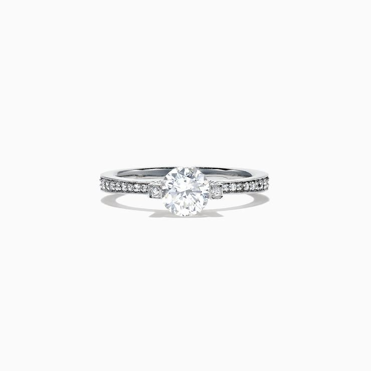White Gold Diamond Solitaire Ring