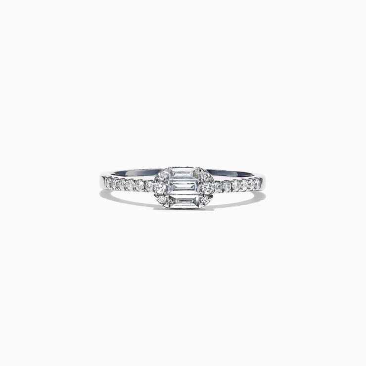 White Gold Diamond Solitaire Ring