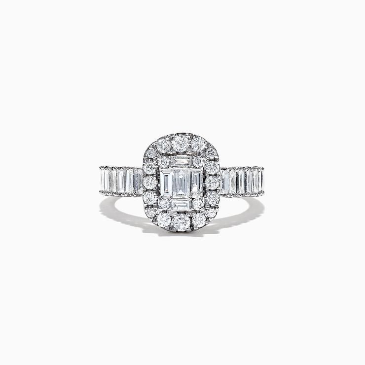 White Gold Diamond Solitaire Ring